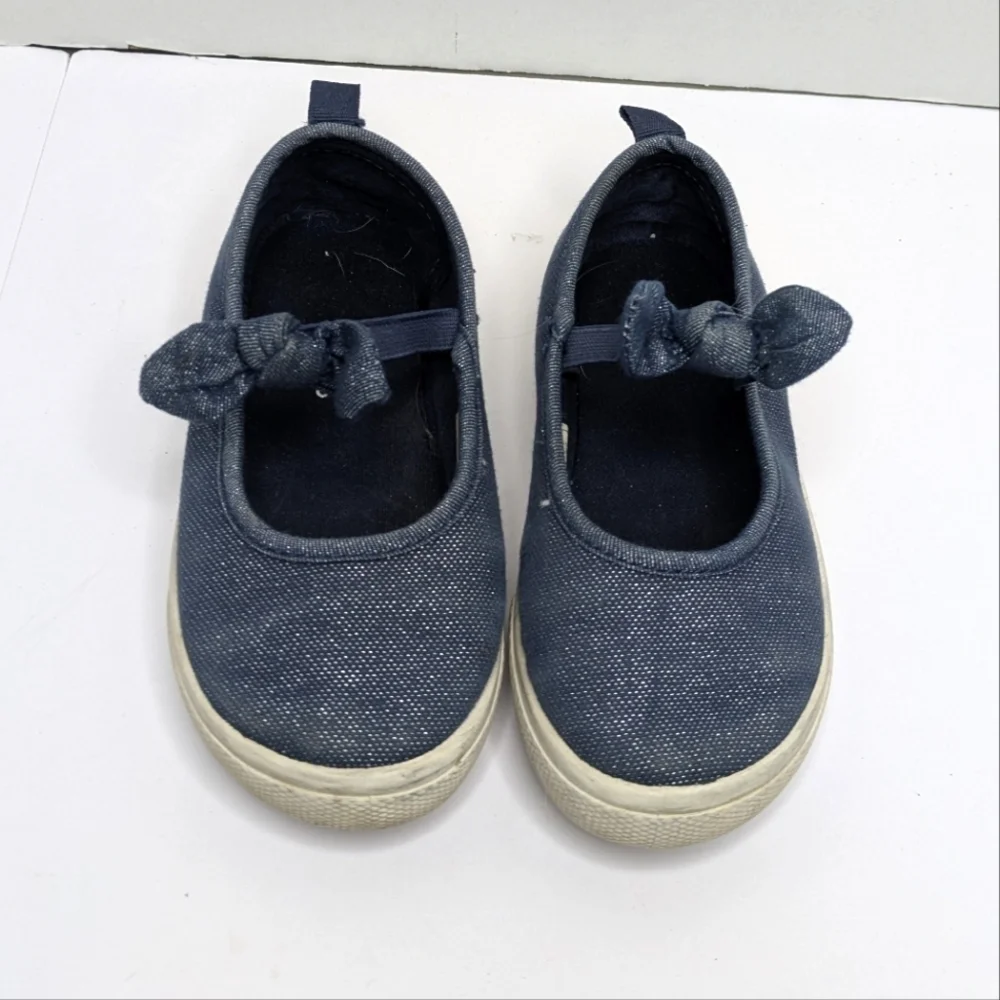 Carter's Denim Shimmer Sandal 9T
